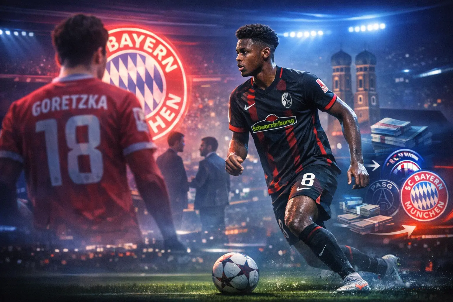 Bayern Munich Eyes Freiburg's Manzambi as Goretzka Replacement